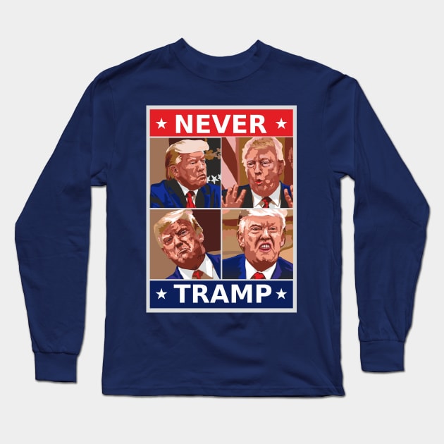 Never Tramp Long Sleeve T-Shirt by Olgakunz